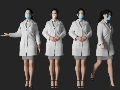 现代女人3D模型下载
